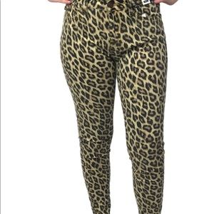 Judy Blues - Leopard Print Jeans